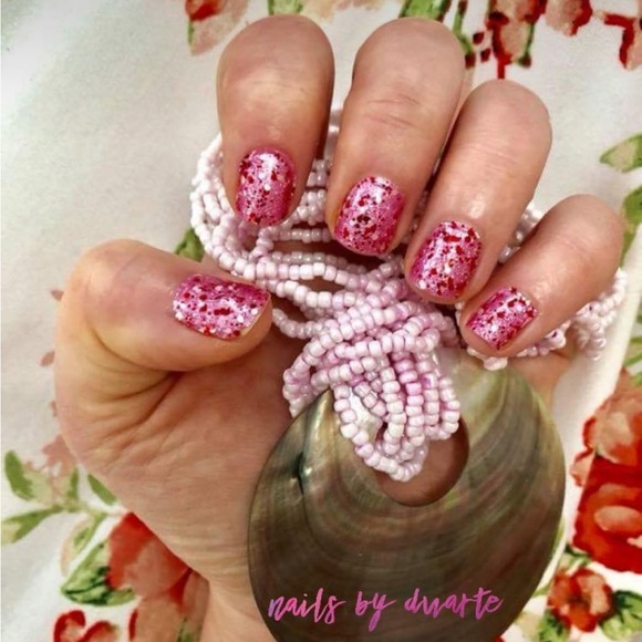 *Rare, HTF* Color Street: Love Scene | Valentine’s Day Pink Glitter Red Sparkle - Picture 5 of 7